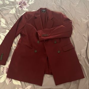 Burgundy Blazer